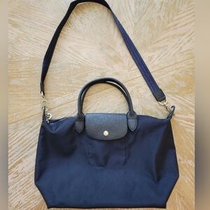 Longchamp Navy Crossboday Bag Medium